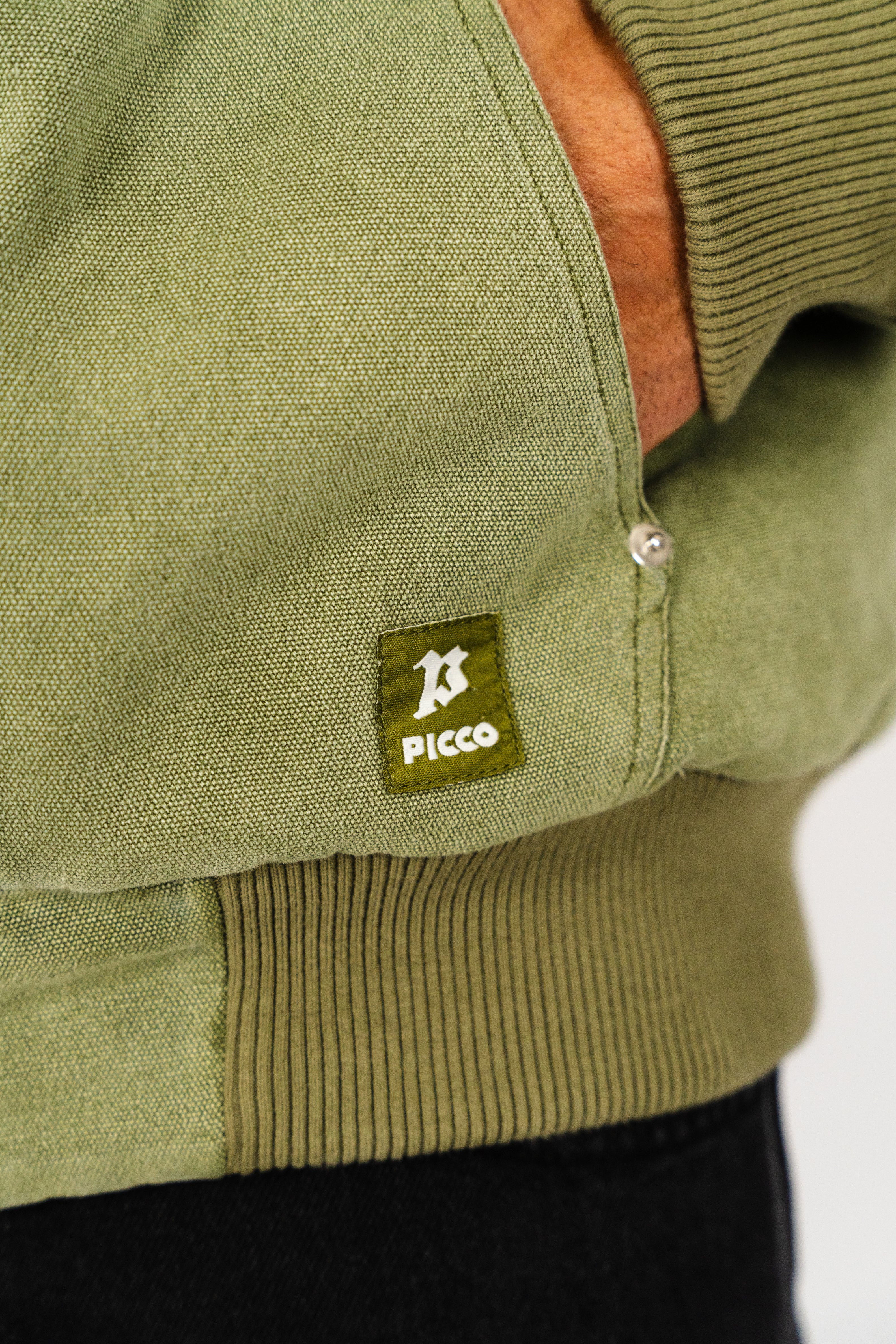 CANVAS PUFFER HOODIE