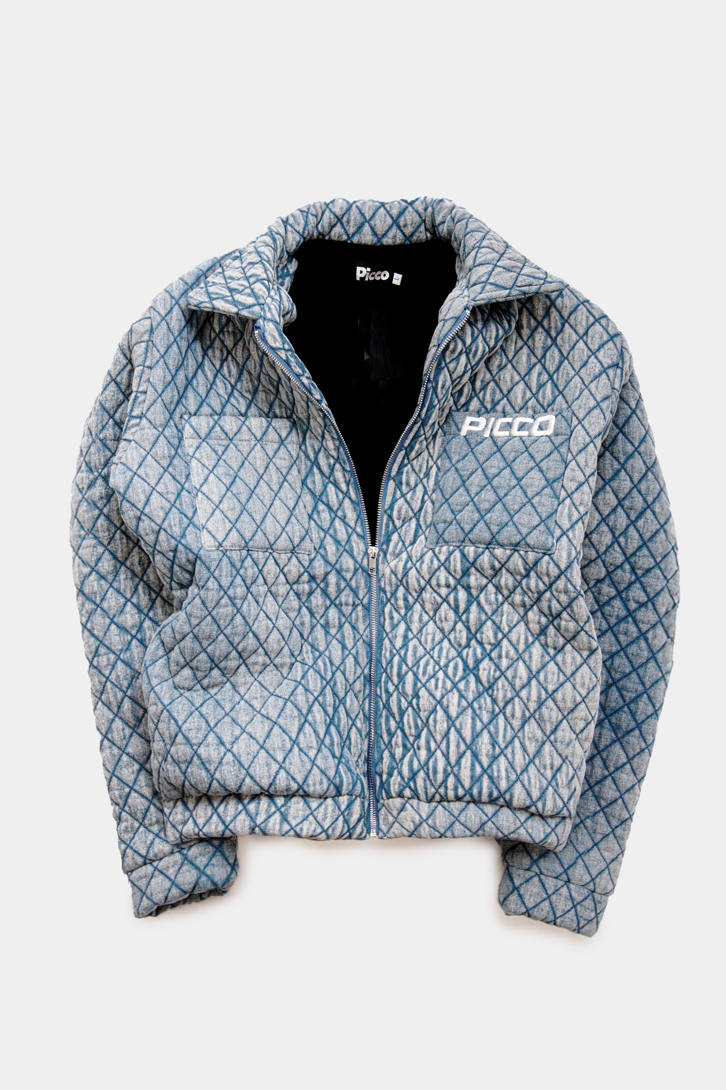 DENIM QUILTED JACKET