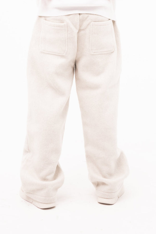 OKANI WOOL PANTS CREAM