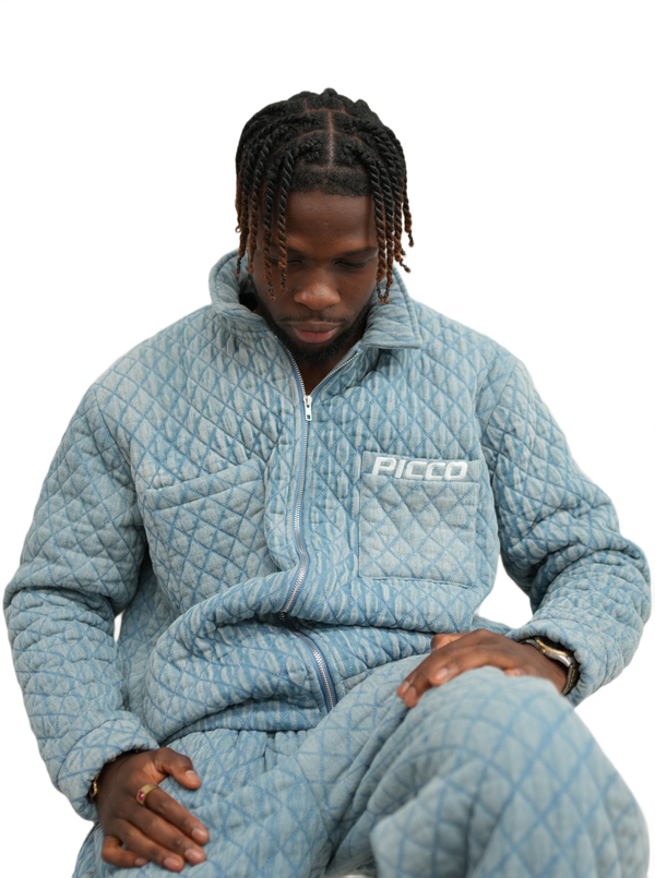 DENIM QUILTED JACKET