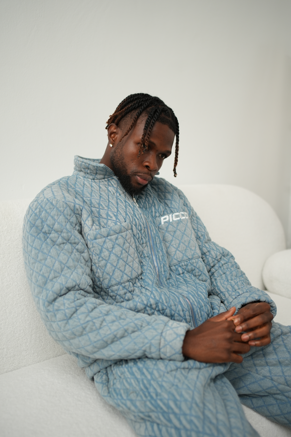DENIM QUILTED JACKET