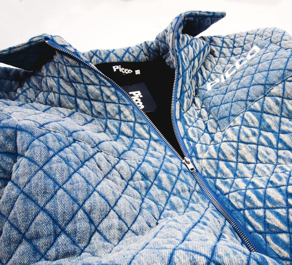 DENIM QUILTED JACKET