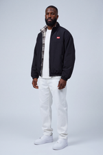 Aspen Reversible Jacket — black nylon side