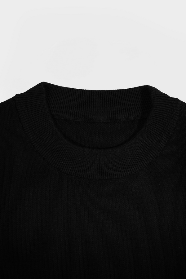 CHICAGO KNIT SHIRT BLACK PREORDER