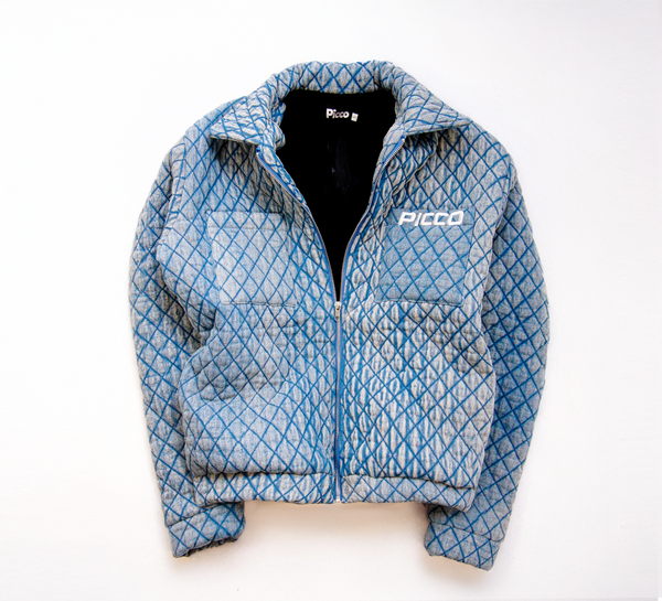 DENIM QUILTED JACKET