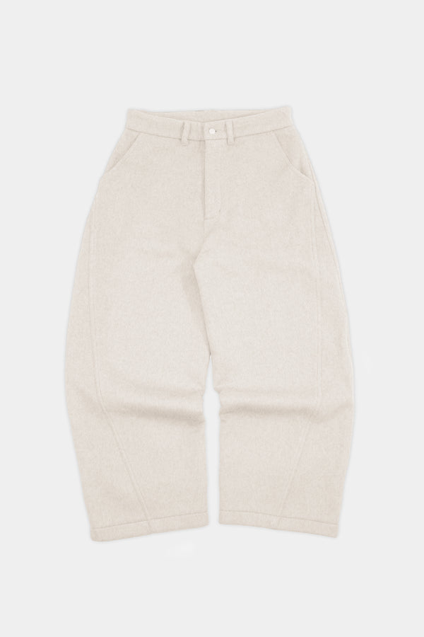 OKANI WOOL PANTS CREAM