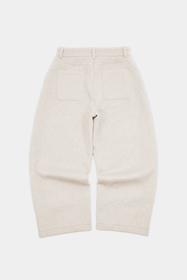 OKANI WOOL PANTS CREAM