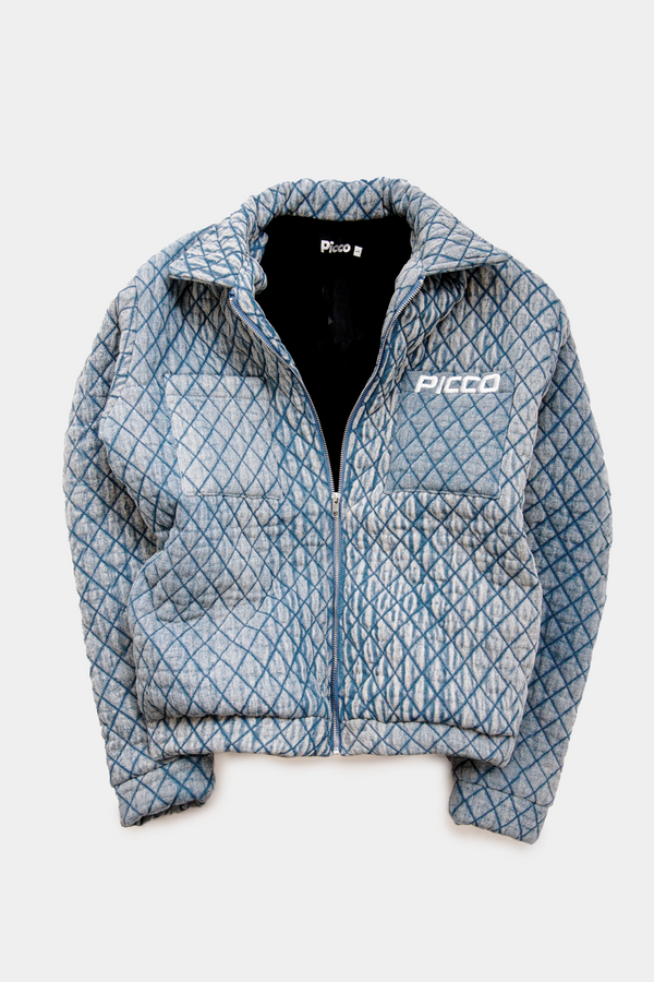DENIM QUILTED JACKET
