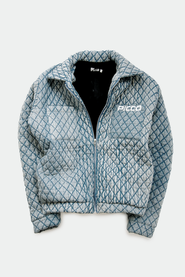 DENIM QUILTED JACKET